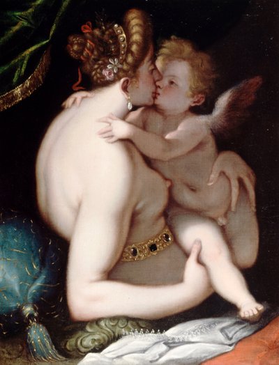 Venus en Cupido door Giovanni Battista Paggi